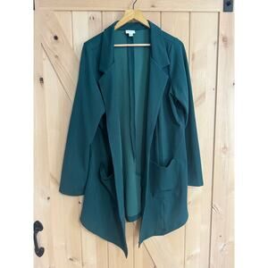 LulaRoe | Gwen Blazer Deep Emerald Green | Size XL (18-20)